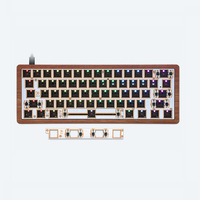 Étui de clavier de jeu usb 2.0, en alliage d'aluminium, couvercle, pièces mécaniques CNC, avec interrupteurs, offre spéciale