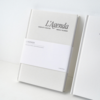 Agenda Personalizada con Tapa de Cuero PU, Diario A5, Planificador 2026, Alta Calidad para Regalo