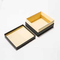 Boîtes en carton rigides, élégantes, petites et personnalisées, imperméables, avec doublure en éponge, base à couvercle amovible, pelliculage mat, emballage cadeau 2 pièces