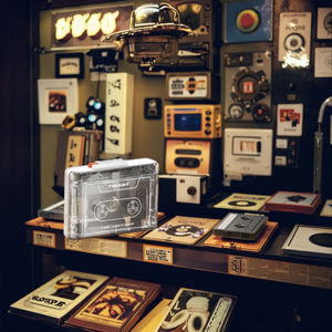 Vente en gros de lecteur de cassettes portable de style rétro ODM/OEM BT stéréo transparent lecteur de cassettes baladeur lecteur de bande - Product Image 4