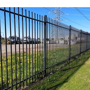 Panel <span class=keywords><strong>de</strong></span> <span class=keywords><strong>Valla</strong></span> <span class=keywords><strong>de</strong></span> Seguridad <span class=keywords><strong>de</strong></span> Hierro Forjado con Recubrimiento <span class=keywords><strong>de</strong></span> Polvo Negro <span class=keywords><strong>de</strong></span> 6FT x 8FT, Fácil <span class=keywords><strong>de</strong></span> Montar, Malla <span class=keywords><strong>de</strong></span> Alambre Soldada <span class=keywords><strong>de</strong></span> Acero para Exteriores - Product Image 4