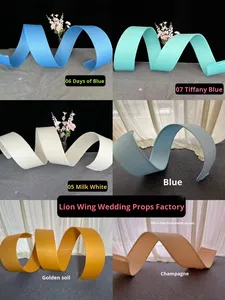 Vải trang trí trần nhà dạng sóng uốn lượn, xoắn ốc, đa năng, chất liệu vải đàn hồi, kiểu dáng hiện đại, dùng làm đạo cụ trang trí đám cưới. - Product Image 6