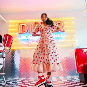 เดรสจับจีบยาวคลุมเข่าของผู้หญิงแฟชั่นทรงเข้ารูปฤดูร้อนชุดเดรสจับจีบผ้าฝ้ายเซ็กซี่หรูหราพิมพ์ลายไซส์ใหญ่แบบทางการ - Product Image 6