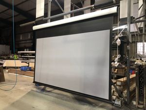 120-inch sang trọng 4k rạp hát tại nhà có động cơ Màn hình máy chiếu điện tesnion với định dạng 16:9 mờ màu xám - Product Image 2