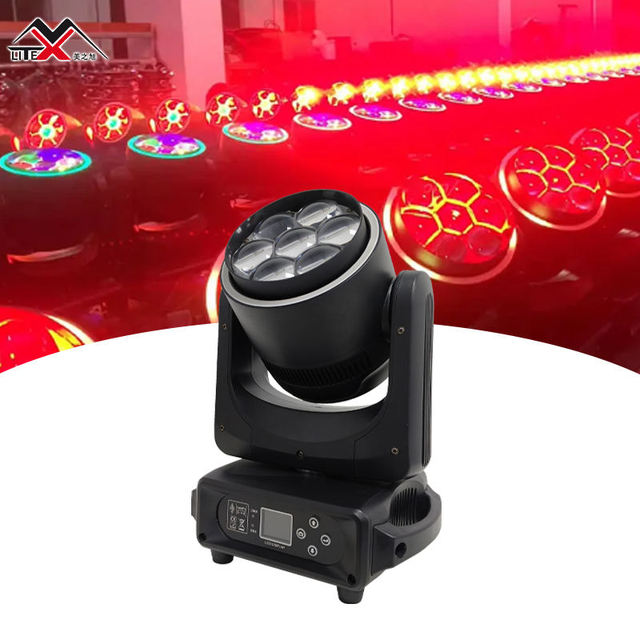 7*40W LED Bee Eye Moving Head Light for DJ Disco Parties and Theme Parks