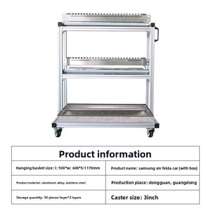 Samsung SM trung chuyển lưu trữ xe đẩy với hộp chất lượng cao SMT giỏ hàng cho Pick và Place Máy PCB dây chuyền lắp ráp phụ kiện - Product Image 6