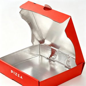 Scatola per <span class=keywords><strong>Pizza</strong></span> Personalizzata in Cartone Ondulato, Contenitori Ecologici Monouso per Consegna Fast Food - Product Image 6