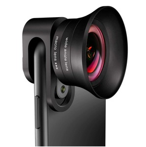 Objectif <span class=keywords><strong>macro</strong></span> 20X grand angle 120 degrés 2 en 1 en verre optique flexible pour appareil photo compatible /Android//OnePlus/ - Product Image 1