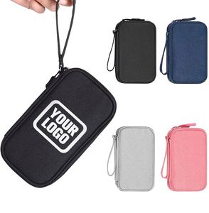 Bolsa Organizadora de Cables Electrónicos Personalizada, Estuche Organizador de Cables de Viaje, Bolsa de Transporte Portátil para Cargador y Auriculares - Product Image 1