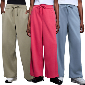 D25133 <span class=keywords><strong>Pantaloni</strong></span> Invernali Lulu per <span class=keywords><strong>Donna</strong></span> con Velluto Ispessito, Gamba Larga Dritta, Comodi e Caldi, <span class=keywords><strong>Pantaloni</strong></span> Sportivi Casual Slim - Product Image 1