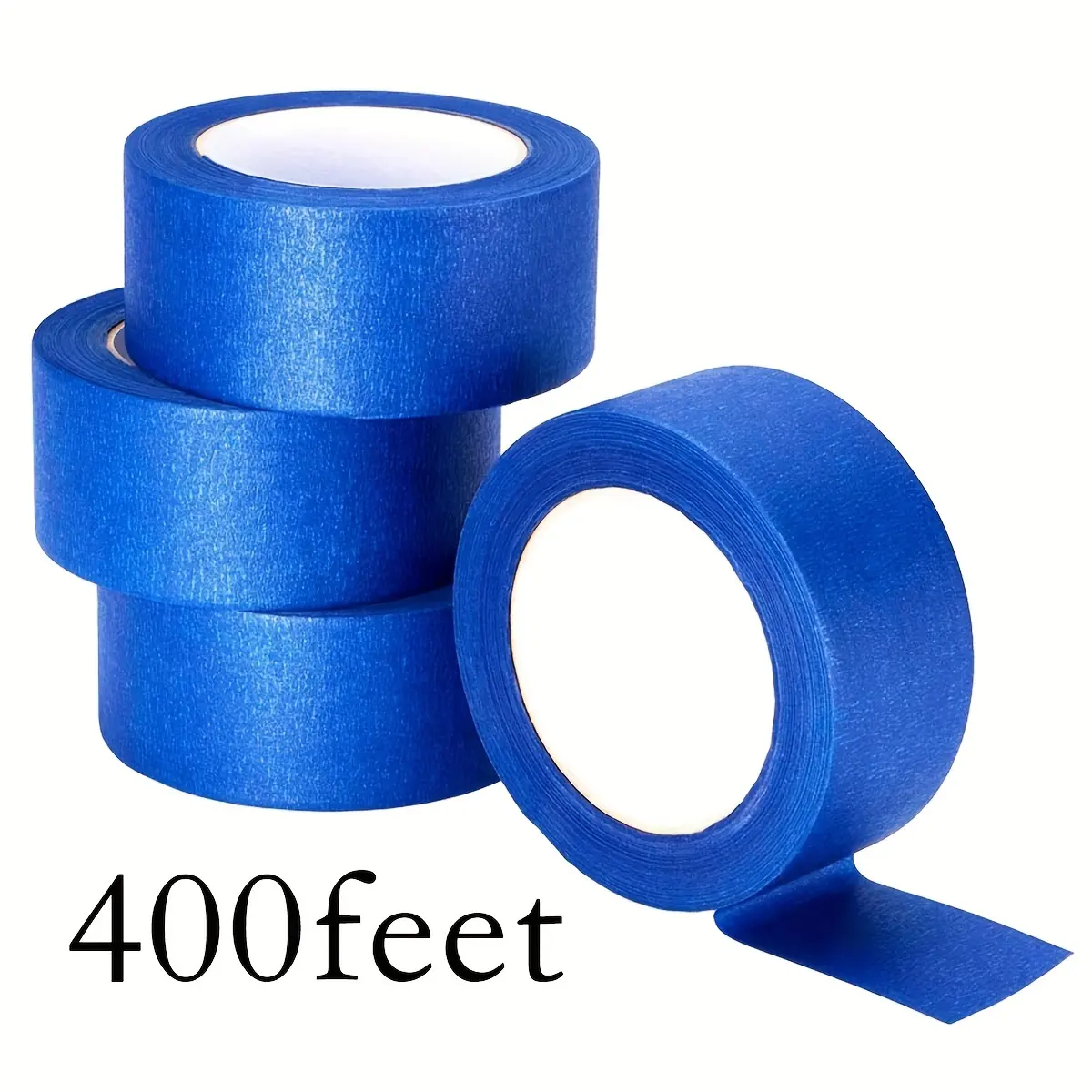 High Quality 100 Teet * 1in Blue Painters Tape Widely Applicable Blue Masking Painting Tape For Varnishing Decorating Masking