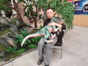 Nuevo Material técnico película mono dinosaurio disfraz trajes fiesta Jurassic World inflable realista dinosaurio dragón marioneta - Product Image 5