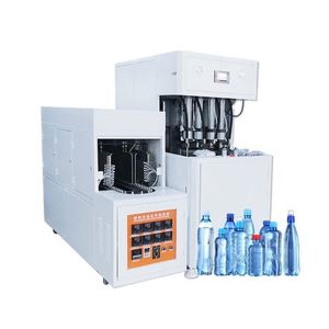 Semi Automatic 2 Cavity Plastic Stretch Blow Moulding <b>Machines</b> PET Bottle Mold Blowing <b>Machine</b> - Product Image 2