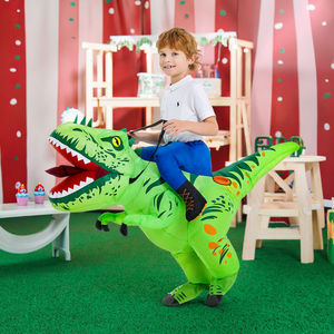 Vestito gonfiabile del partito dei bambini del dinosauro di equitazione di Halloween per i bambini di tutte le età - Product Image 3