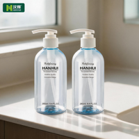 Échantillon Gratuit - Bouteille Vide 280ml Rouge en PET/PETG/PCR avec Pompe Distributrice pour Shampoing, Gel Douche et Soins Capillaires/Corporaux - Emballage Produit