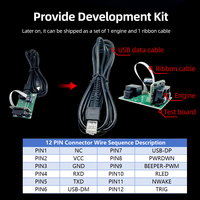Kit de prototype d'engine de numérisation CMOS sensible LONVILL à contraste d'impression élevé et différence de réflexion minimale de 20 % pour RVM de supermarché
