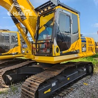 Excavatrice sur chenilles Komatsu PC200 d'occasion à haute efficacité et prix abordable, avec moteur Komatsu japonais d'origine, pour l'exploitation minière et la construction