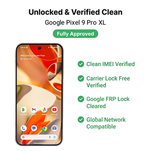 สมาร์ทโฟน Google Pixel 9 Pro XL รุ่นปรับสภาพจากโรงงาน เครื่องแท้ ปลดล็อคแล้ว มือสอง สภาพเกรด AA+ โทรศัพท์มือถือแบบรีเฟอร์บิช - Product Image 4
