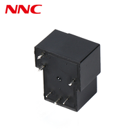Relais de démarrage de moteur numérique NNC Miniature PCB NEC NNC67E (T90) 12VDC 4 broches SPDT Électromagnétique scellé 30A Basse consommation Noir