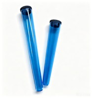 Tube en plastique PS de 84 mm et 110 mm avec couvercle en PP pour l'emballage de fleurs séchées