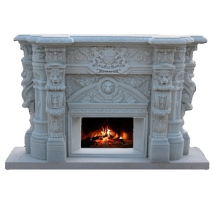 Grande pierres sèches à la main avec tête de lion, foyer Royal, g - Product Image 1