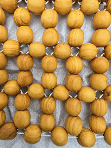 Coussin de siège de voiture en perles de bois naturel, rafraîchissant, massant et ventilé, housse de siège respirante pour l'été, tapis de chaise en perles de bois pour conducteur - Product Image 2