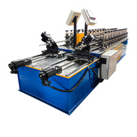 Machine de profilage à double ligne OEM/ODM avec contrôle PLC, rouleaux personnalisables, moteur à longue durée de vie, soutenue par une usine puissante