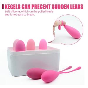 Gut Verkäuflicher Neuer Typ Rosenfarbener <span class=keywords><strong>Kegel</strong></span>-Ball <span class=keywords><strong>Kegel</strong></span>-Übungskugeln <span class=keywords><strong>Kegel</strong></span>-Bälle für Vaginale Übungen - Product Image 6