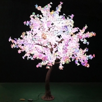 ANPU Lighting – arbre artificiel à LED en érable d'automne pour décoration intérieure et extérieure, mariage