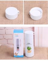 Botella de agua de doble pared con aislamiento de temperatura comercial, venta al por mayor, vidrio de borosilicato, termo Led inteligente, moda bonita