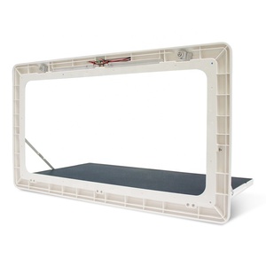 HEYRV Bàn Gấp Bền Màu Trắng Bàn Ăn RV Có Đèn Led Cho Đoàn Lữ Hành Dã Ngoại Phụ Tùng RV - Product Image 2