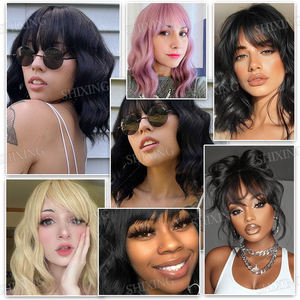 14 Inch Natuurlijke Bruine Synthetische Haartoppers Lange Golvende Haarstukken Voor Vrouwen Topper Clips In Haar - Product Image 6