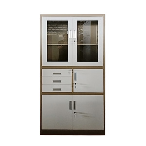 <span class=keywords><strong>KD</strong></span> Cấu Trúc Thép Thiết Bị Văn Phòng Tủ Hồ Sơ Thép Với Cửa Kính Và Ngăn Kéo Lưu Trữ Hồ Sơ Kim Loại - Product Image 3