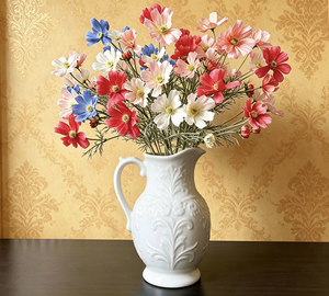Fiore Artificiale Cosmos a Stelo Singolo per Decorazioni Floreali da Matrimonio e Casa - Product Image 2