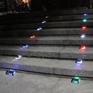 Luz Solar LED para Señalización Vial IP68 Impermeable, 6 LED, Verde, Advertencia de Tráfico, Luz de Calle, Ojo de Gato, Iluminación Exterior - Product Image 6