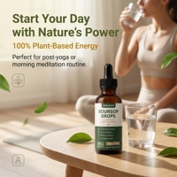 OEM/ODM Zuurzak Vloeibare Druppels Natuurlijk Graviola Bladerenextract Immuunondersteuning Antioxidant Kruidensupplement 60ml Privélabel