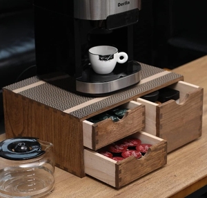 Soporte de cajón de almacenamiento de cápsulas de café personalizado para cápsulas, organizador de escritorio multifuncional, cajones para <span class=keywords><strong>cafetera</strong></span> K Cup Brew - Product Image 3