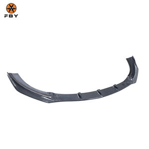 Lèvre avant en fibre de carbone de style W118 FD pour Mercedes-Benz <span class=keywords><strong>CLA</strong></span> 45 W118 C118 X118 2019 + jupes latérales de becquet de lèvre avant en carbone - Product Image 5
