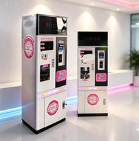 Machine à monnayeur automatique à double porte avec écran tactile LED pour échange de jetons, machine à monnayeur pour jeux d'arcade