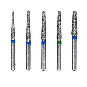 Aguja <span class=keywords><strong>de</strong></span> <span class=keywords><strong>esmeril</strong></span> dental <span class=keywords><strong>de</strong></span> alta velocidad para teléfono móvil, <span class=keywords><strong>de</strong></span> acero inoxidable, doble capa, súper abrasiva y resistente al desgaste para preparación dental. - Product Image 1