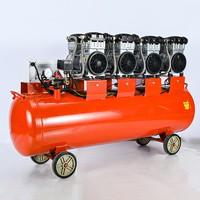 Compresseur d'air silencieux sans huile à haut volume silencieux personnalisable 220V 380V 6KW