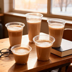 Gobelet à boisson à emporter en plastique PET de qualité supérieure, écologique, transparent, avec logo imprimé personnalisé, 12 oz et 16 oz, qualité alimentaire - Product Image 5