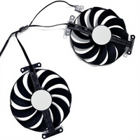 Ventilateurs de refroidissement pour processeur de bureau, 1,2 W, 7 broches, 6 fils, roulement en alliage, 30 CFM (2 pièces)