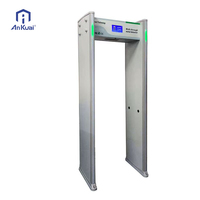 Pintu Detektor Logam Anti-Interferensi 33 Zona dengan Lampu Indikator LED Gerbang Inspeksi Keamanan