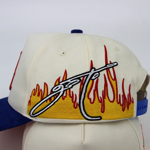 Özel iki ton erkek kadın beyzbol şapkası Gorras 5 Panel 3D puf nakış Logo siyah yeşil pamuk beyzbol şapkaları - Product Image 3