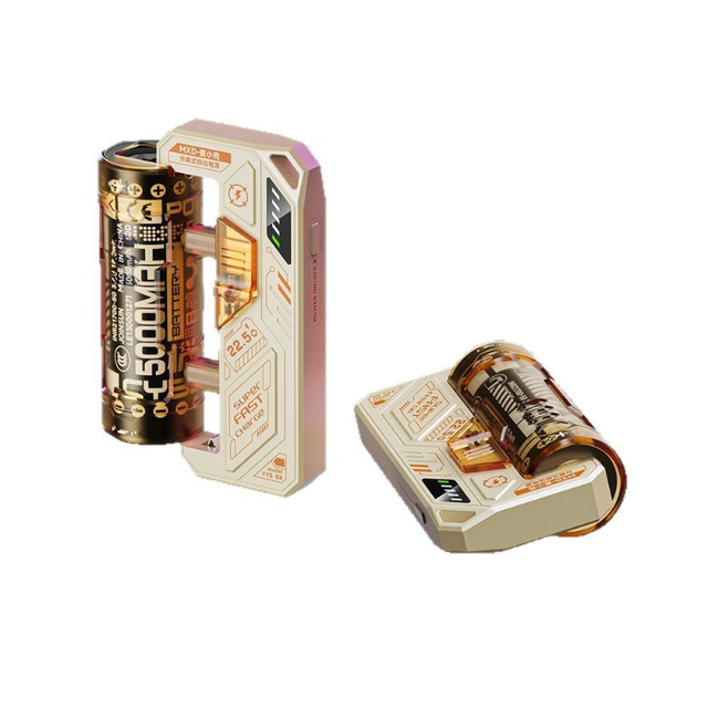 New Removable Power Bank with Built-in Data Cable Fast Charging Portable Power Bank for Mobile Phones