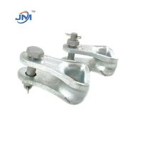 Cosses à fourche galvanisées à chaud, fixations haute résistance pour câbles à fibres optiques, accessoires électriques
