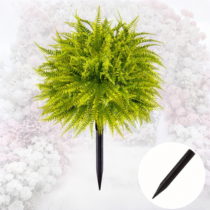 Finta <span class=keywords><strong>Pianta</strong></span> Verde di <span class=keywords><strong>Felce</strong></span> Boston Artificiale all'Ingrosso per Decorazione Interna ed Esterna di Patio, Giardino e Corridoio - Product Image 1