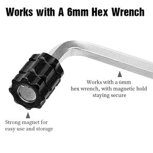 Outil de fixation et de démontage du capuchon de <span class=keywords><strong>manivelle</strong></span> de vélo de route LEBYCLE MTB, <span class=keywords><strong>extracteur</strong></span> de boulon de capuchon de <span class=keywords><strong>manivelle</strong></span> pour Shimano SRAM - Product Image 5