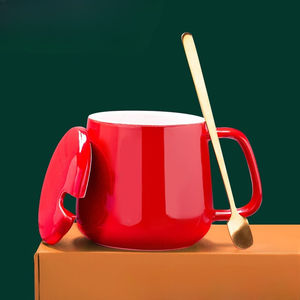 Set Kotak Hadiah Promosi Perusahaan Bisnis Lucu dengan Mug Keramik Logo Kustom Berkualitas Tinggi, Tutup, Sendok, dan Mainan untuk Wisuda dan Hari Ayah - Product Image 1